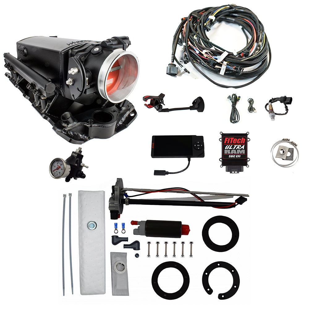 FiTech Fuel Injection 36231 Ultra Ram 650 HP Chevy Small Block EFI System