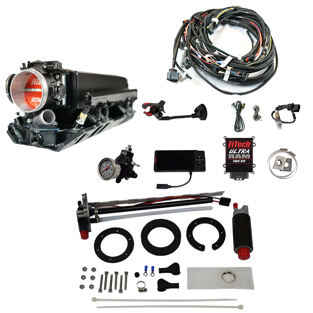 FiTech Fuel Injection 36232 Ultra Ram 800 HP Chevy Big Block Rectangle Port EFI System