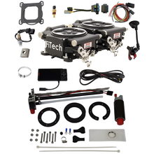Load image into Gallery viewer, FiTech Fuel Injection 36262 Go EFI 2x4 625 HP Matte Black EFI System Master Kit