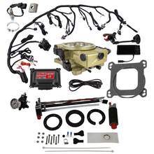 Load image into Gallery viewer, FiTech Fuel Injection 36271 Retro LS 650 HP Classic Gold EFI System Master Kit