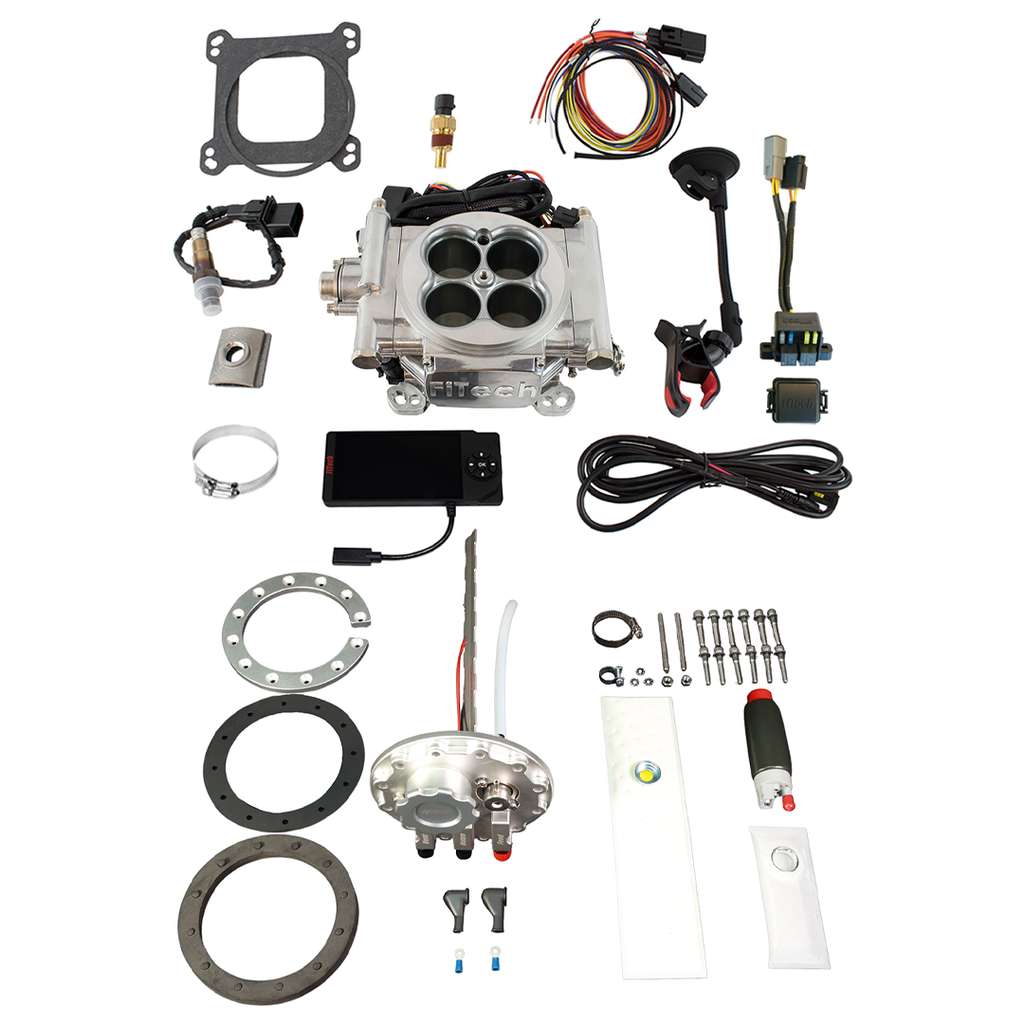 FiTech Fuel Injection 36301 Go EFI 4 600 HP Bright Aluminum EFI System