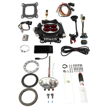 Load image into Gallery viewer, FiTech Fuel Injection 36304 Go EFI 4 600 HP Power Adder Matte Black EFI System