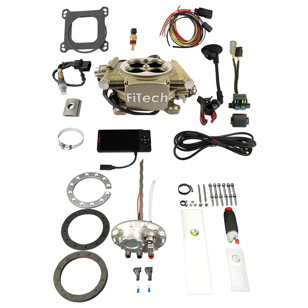 FiTech Fuel Injection 36305 Easy Street 600 HP Classic Gold EFI System