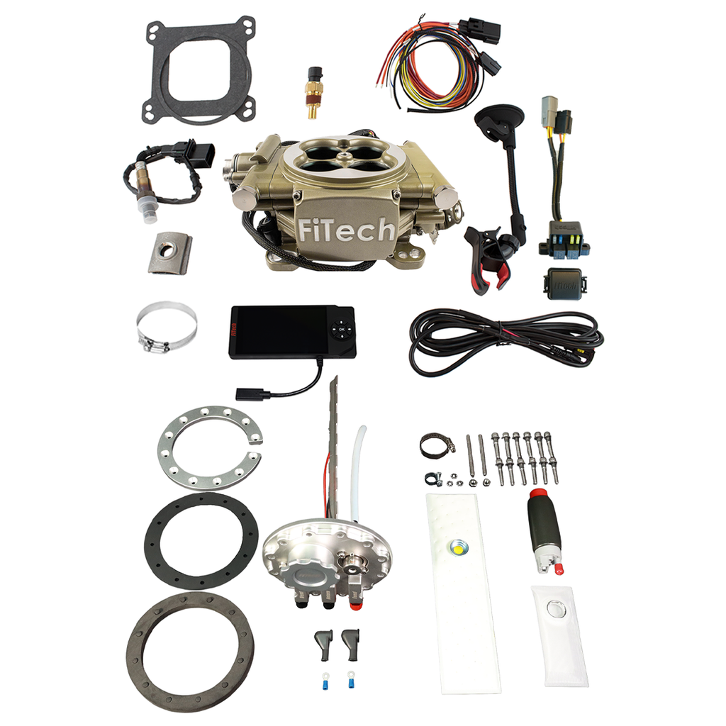 FiTech Fuel Injection 36305 Easy Street 600 HP Classic Gold EFI System