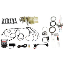 Load image into Gallery viewer, FiTech Fuel Injection 36310 Go EFI 3x2 Tri Power 600 HP Classic Gold EFI System