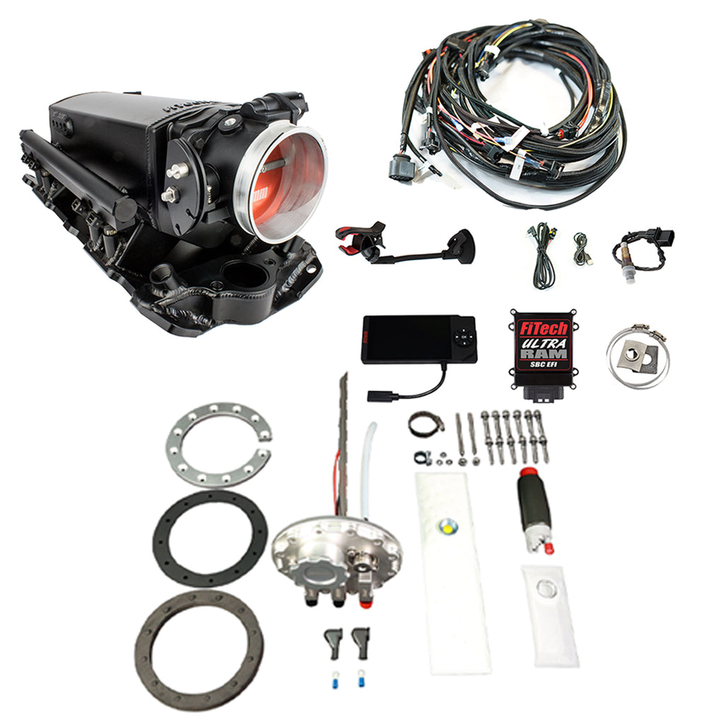 FiTech Fuel Injection 36331 Ultra Ram 650 HP Chevy Small Block EFI System