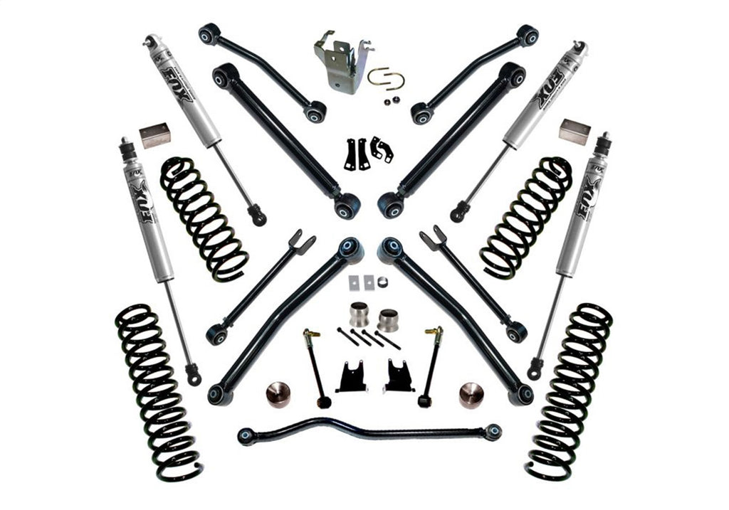 Superlift K996F 4in. Lift Kit-07-18 Wrangler JK-2-door-w/Reflex Ctrl Arms/FOX Shocks for Select Jeep Wrangler