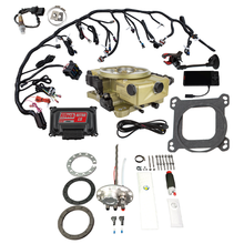 Load image into Gallery viewer, FiTech Fuel Injection 36371 Retro LS 650 HP Classic Gold EFI System Master Kit
