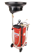 Load image into Gallery viewer, Lincoln Industrial 3639 Combination Used Fluid Drain and Evacuator Combo, 25 Gallon, Self-Evacuating, Red