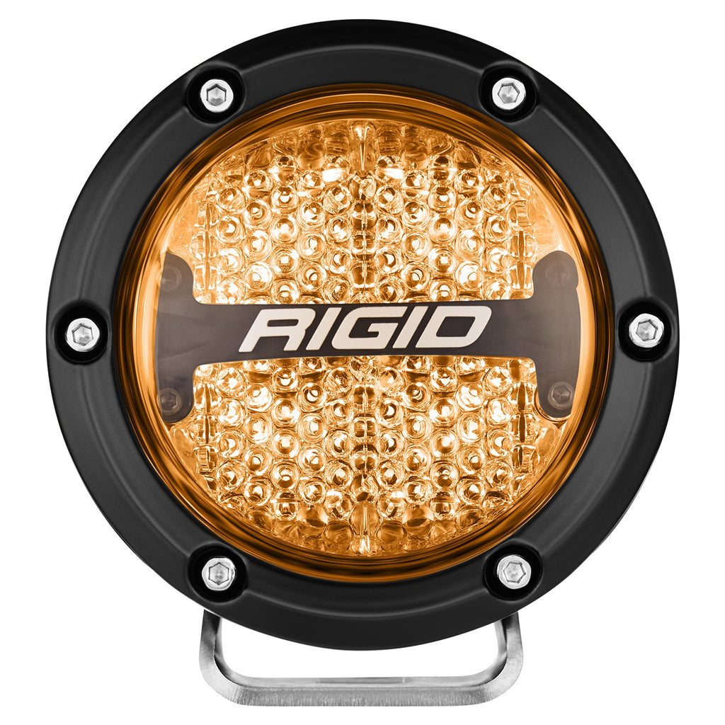 Rigid Industries 36400 360-SERIES 4in. OFF-ROAD LAMP; DIFFUSED BEAM; RGBW BACKLIGHT; SET/2