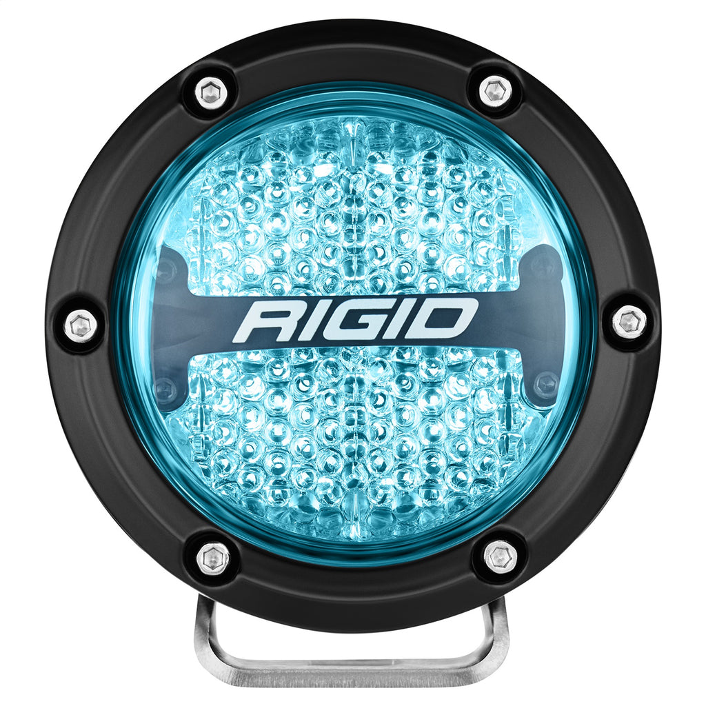 Rigid Industries 36400 360-SERIES 4in. OFF-ROAD LAMP; DIFFUSED BEAM; RGBW BACKLIGHT; SET/2