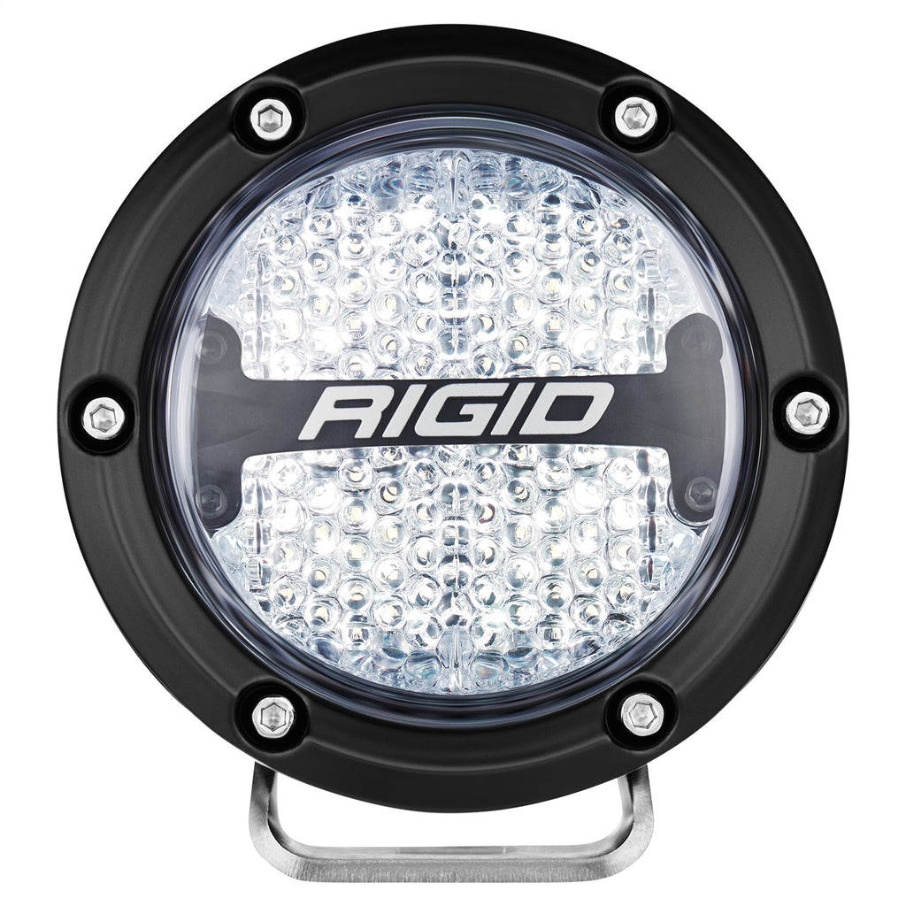 Rigid Industries 36400 360-SERIES 4in. OFF-ROAD LAMP; DIFFUSED BEAM; RGBW BACKLIGHT; SET/2