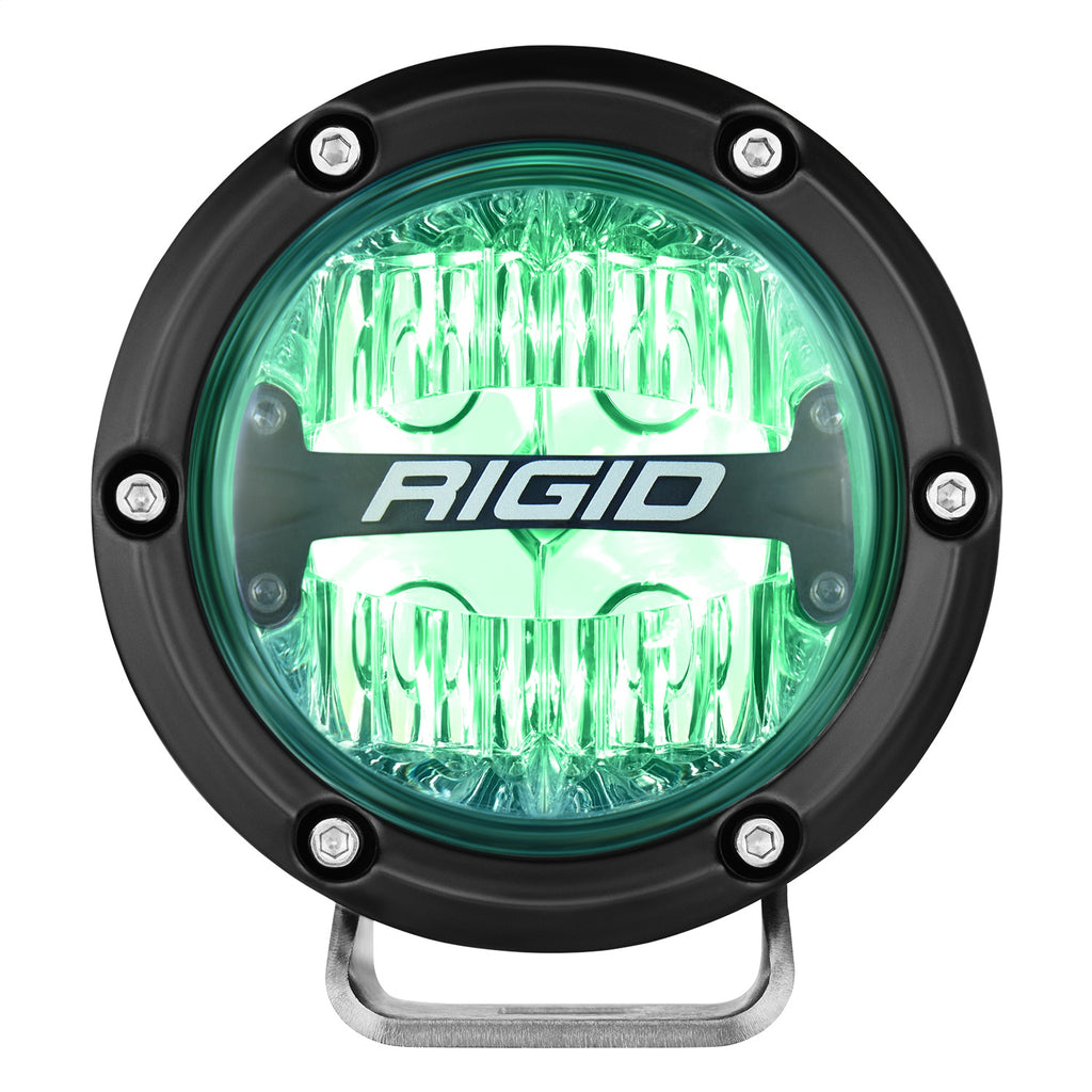 Rigid Industries 36401 360-SERIES 4in. OFF-ROAD LAMP; DRIVE BEAM; RGBW BACKLIGHT; SET/2