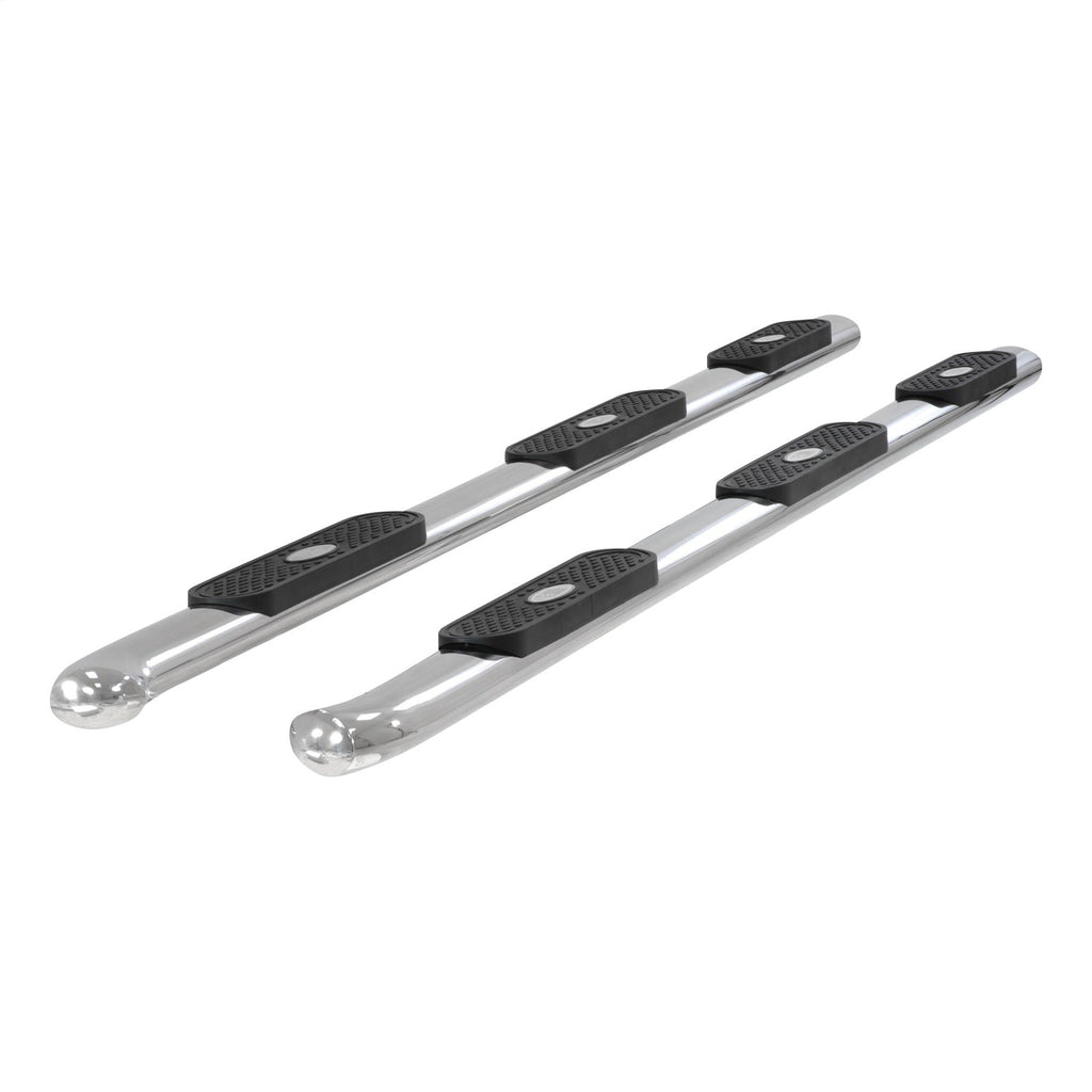 ARIES 364013-2 ARIES 364013-2 Oval Nerf Bars Wheel to Wheel (4 Inch Polished Stainless Steel) - Truck Part Superstore