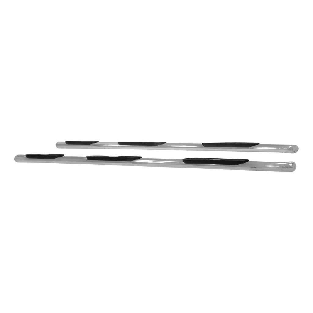 ARIES 364013-2 ARIES 364013-2 Oval Nerf Bars Wheel to Wheel (4 Inch Polished Stainless Steel) - Truck Part Superstore