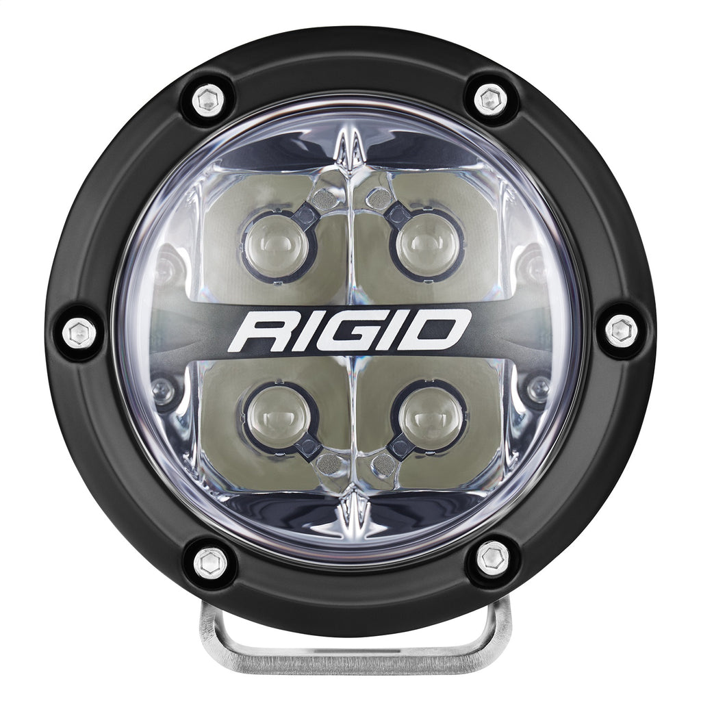 Rigid Industries 36402 360-SERIES 4in. OFF-ROAD LAMP; SPOT BEAM; RGBW BACKLIGHT; SET/2