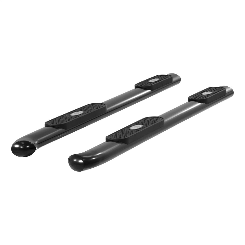 ARIES 364020 ARIES 364020 Oval Nerf Bars Wheel to Wheel (4 Inch Black Powder-Coated Steel) - Truck Part Superstore