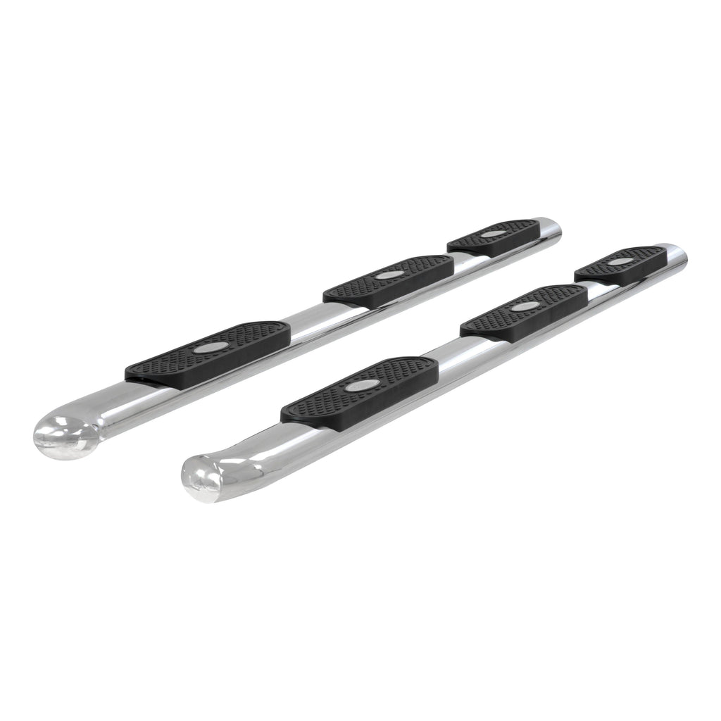 ARIES 364046-2 ARIES 364046-2 Oval Nerf Bars Wheel to Wheel (4 Inch Polished Stainless Steel) - Truck Part Superstore