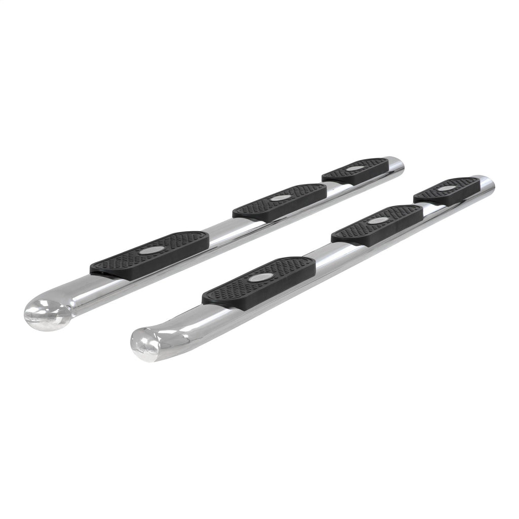 ARIES 364046-2 ARIES 364046-2 Oval Nerf Bars Wheel to Wheel (4 Inch Polished Stainless Steel) - Truck Part Superstore
