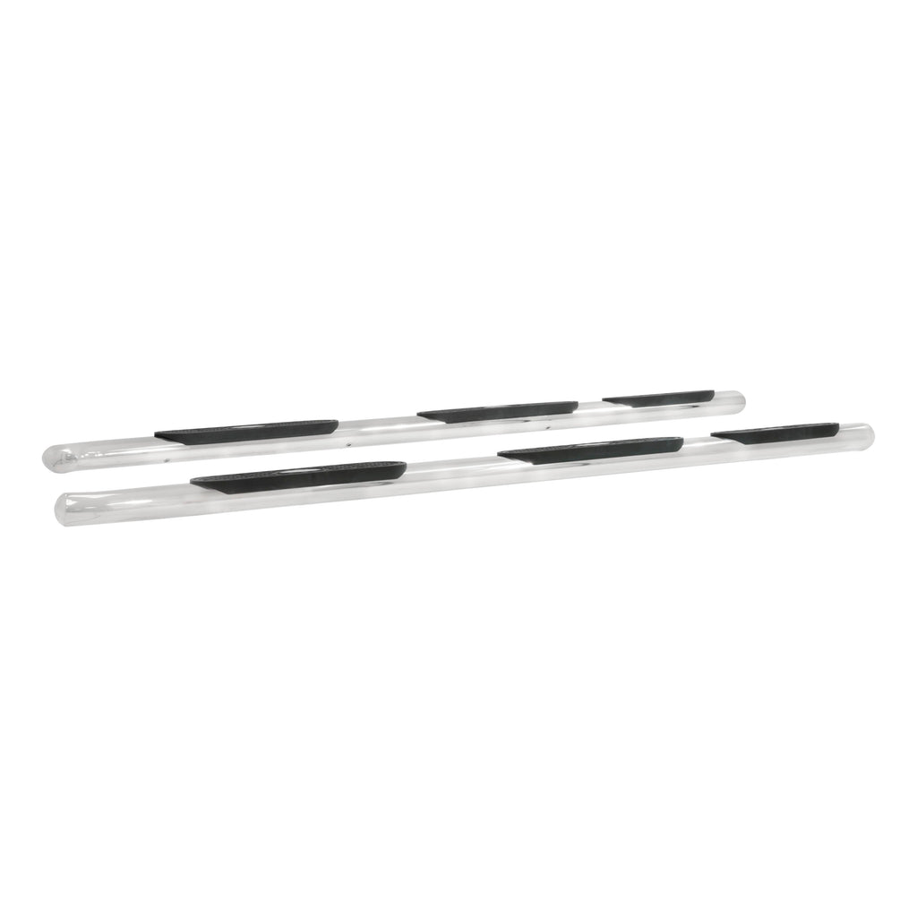 ARIES 364046-2 ARIES 364046-2 Oval Nerf Bars Wheel to Wheel (4 Inch Polished Stainless Steel) - Truck Part Superstore