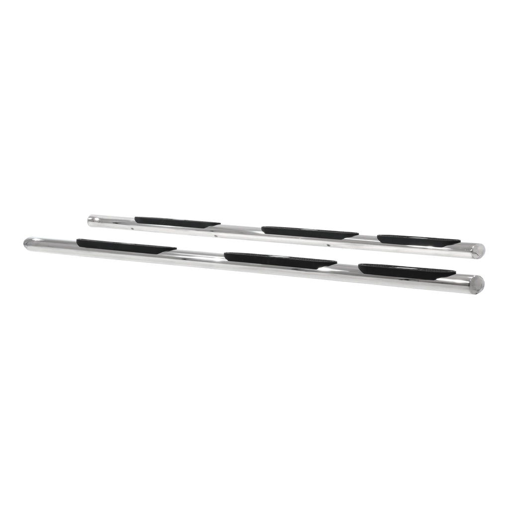 ARIES 364046-2 ARIES 364046-2 Oval Nerf Bars Wheel to Wheel (4 Inch Polished Stainless Steel) - Truck Part Superstore