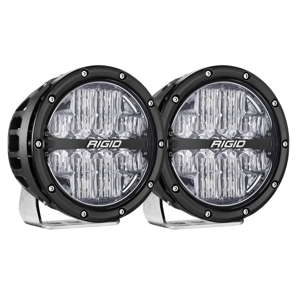 Rigid Industries 36411 360-SERIES 6in. OFF-ROAD LAMP; DRIVE BEAM; RGBW BACKLIGHT; SET/2