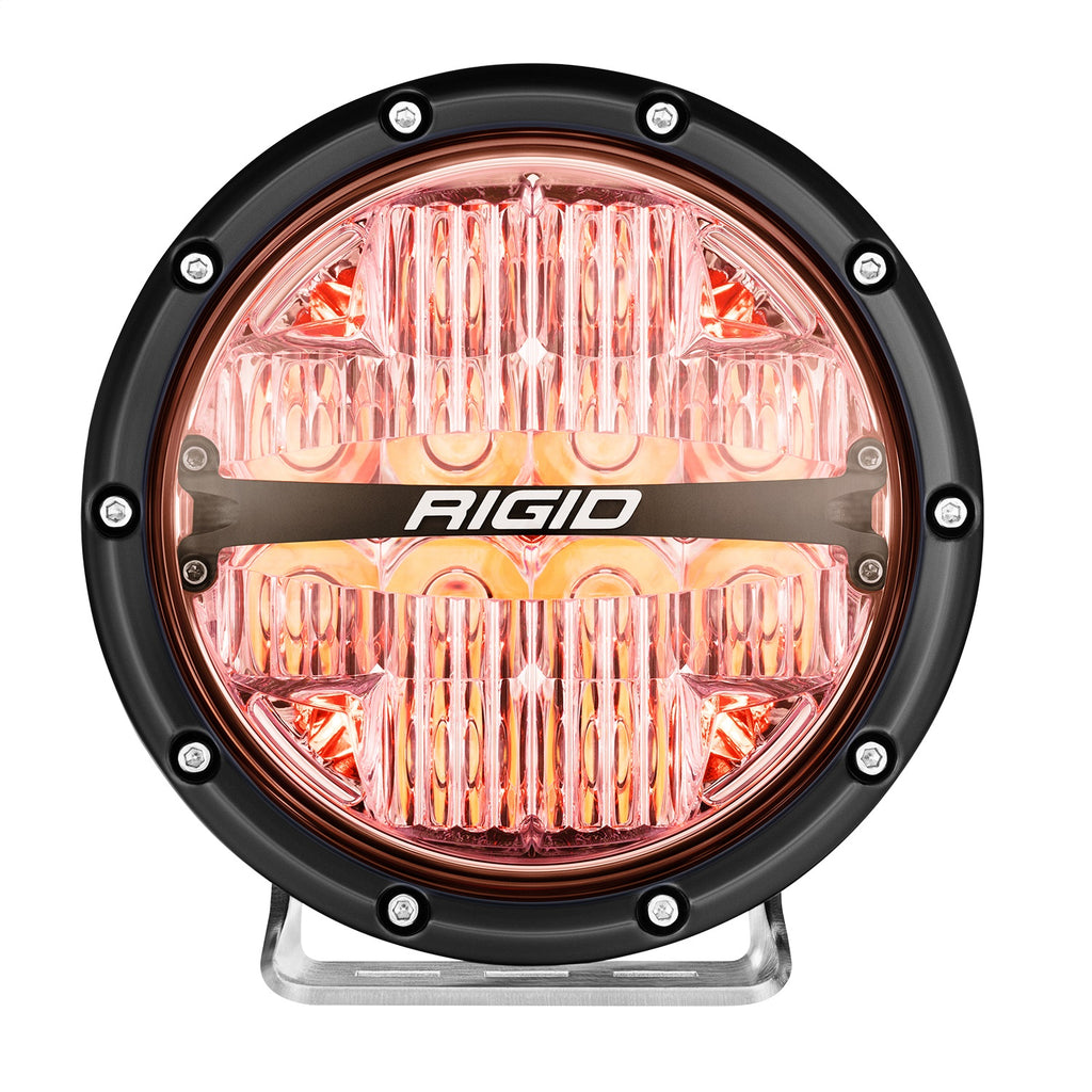 Rigid Industries 36411 360-SERIES 6in. OFF-ROAD LAMP; DRIVE BEAM; RGBW BACKLIGHT; SET/2