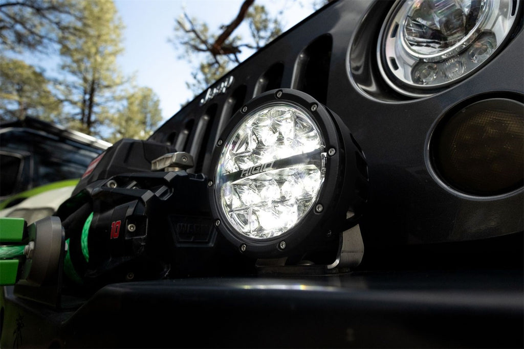 Rigid Industries 36412 360-SERIES 6in. OFF-ROAD LAMP; SPOT BEAM; RGBW BACKLIGHT; SET/2