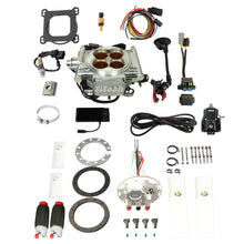 Load image into Gallery viewer, FiTech Fuel Injection 36413 Go EFI 8 1200 HP Bright Aluminum Finish System Master Kit
