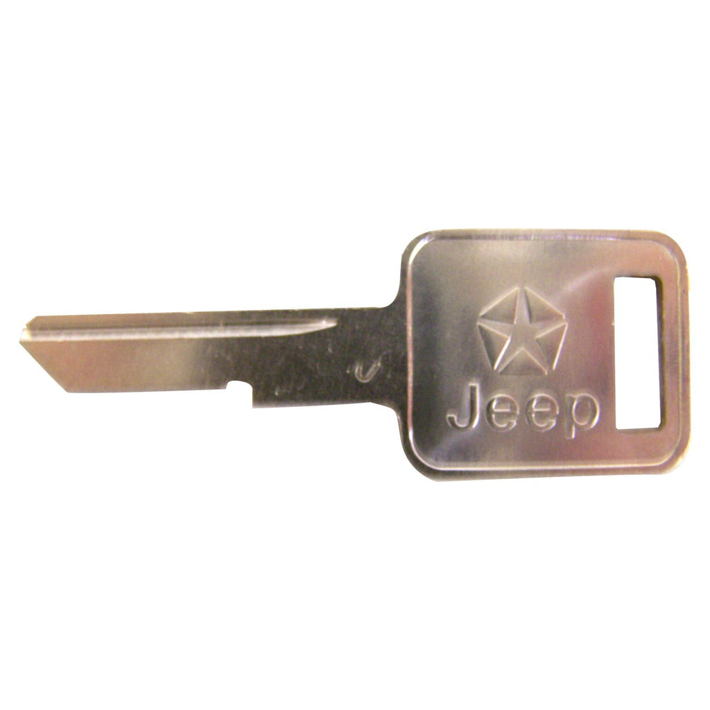 Crown Automotive Jeep Replacement 3641914 Ignition Key Blank for Select Jeep YJ, CJ-5, CJ-7, CJ-8, XJ, MJ, SJ, J-Series