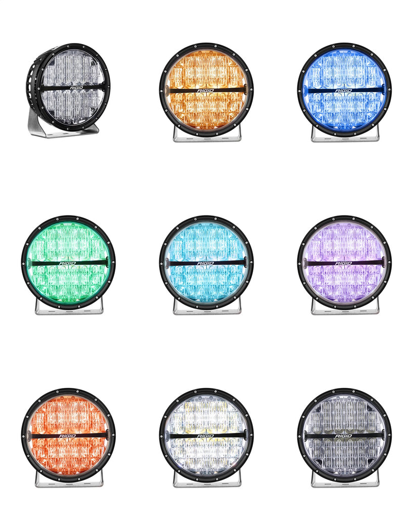 Rigid Industries 36421 360-SERIES 9in. OFF-ROAD LAMP; DRIVE BEAM; RGBW BACKLIGHT; SINGLE