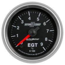 Load image into Gallery viewer, AutoMeter 3644-M GAUGE, PYROMETER (EGT), 2 1/16", 900?C, DIGITAL STEPPER MOTOR, SPORT-COMP II