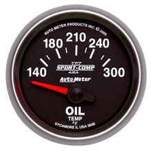 Load image into Gallery viewer, AutoMeter 3648 GAUGE, OIL TEMP, 2 1/16", 140-300?F, ELECTRIC, SPORT-COMP II