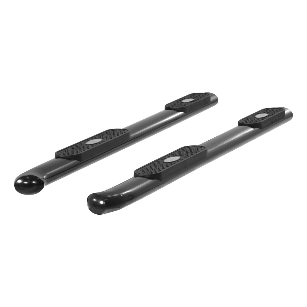 ARIES 365031 ARIES 365031 Oval Nerf Bars Wheel to Wheel (4 Inch Black Powder-Coated Steel) - Truck Part Superstore