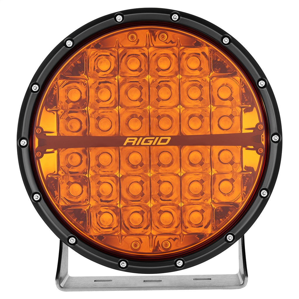 Rigid Industries 36522 360-SERIES 9in. OFF-ROAD LAMP; SPOT BEAM; AMBER LENS; SINGLE