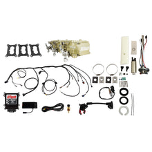 Load image into Gallery viewer, FiTech Fuel Injection 36537 Go EFI 3x2 Tri Power 600 HP Classic Gold EFI System Master Kit