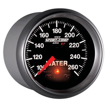 Load image into Gallery viewer, AutoMeter 3654 GAUGE, WATER TEMP, 2 1/16", 100-260?F, STEPPER MOTOR W/PEAK &amp; WRN, SPORT-COMP II