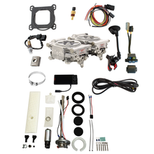 Load image into Gallery viewer, FiTech Fuel Injection 36561 Go EFI 2x4 625 HP Bright Aluminum EFI System Master Kit