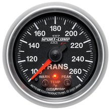 Load image into Gallery viewer, AutoMeter 3658 GAUGE, TRANS TEMP, 2 1/16", 100-260?F, STEPPER MOTOR W/PEAK &amp; WRN, SPORT-COMP II