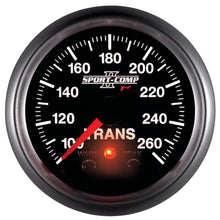 Load image into Gallery viewer, AutoMeter 3658 GAUGE, TRANS TEMP, 2 1/16", 100-260?F, STEPPER MOTOR W/PEAK &amp; WRN, SPORT-COMP II