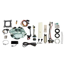 Load image into Gallery viewer, FiTech Fuel Injection 36606 Go EFI 4 600 HP Power Adder Bright Aluminum EFI System Master Kit