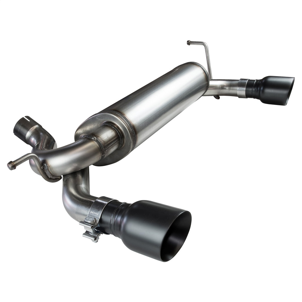 Kooks Custom Headers 37006110 2-1/2in. Axle-Back w/Black Tips. 2007-2018 Jeep Wrangler JK. for Select Jeep Wrangler