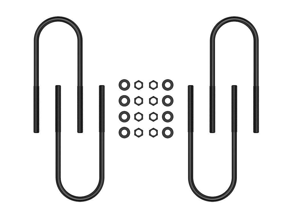 ICON Vehicle Dynamics 37024 99-10 FSD DUALLY REAR 12" U-BOLT KIT for Select Ford F-350 Super Duty
