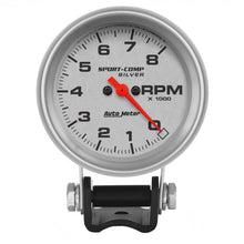 Load image into Gallery viewer, AutoMeter 3707 GAUGE, TACHOMETER, 2 5/8", 8K RPM, PEDESTAL, ULTRA-LITE