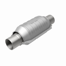 Load image into Gallery viewer, MagnaFlow Exhaust Products 53003 Standard Grade Universal Catalytic Converter for Select Ford Fiesta, Ford Mustang II, Ford Pinto, Mazda MX-3, Mercury Bobcat, Peugeot 405, Peugeot 504, Peugeot 505, Renault LeCar, Renault R5, Triumph Spitfire, Triumph TR7