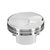 JE Pistons 377886 Piston Set, 2618, Dome, 4.600 Bore, 1.120 CD, 0.990 Pin Dia, Set of 8.