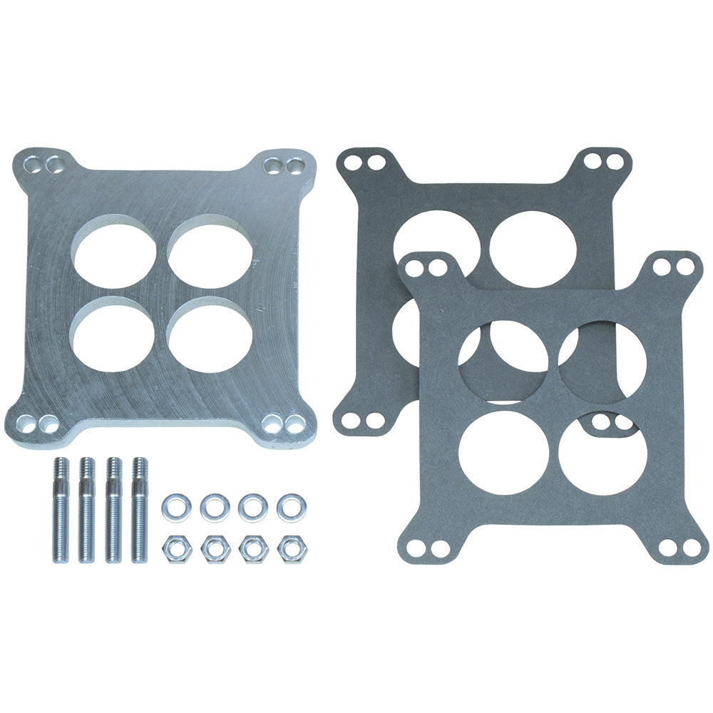 38-In.-Tall-HolleyAfb-4Bbl-Spacer-Ported-Cast-Aluminum-Carburetor-Spacer195964-Pontiac-Engines