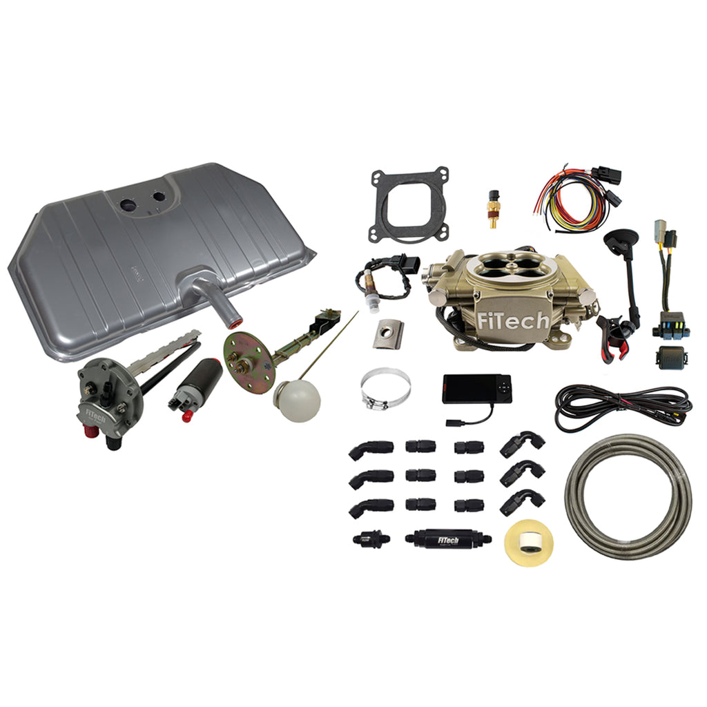 FiTech Fuel Injection 38001 1969 Camaro Easy Street 600 HP Gold EFI System