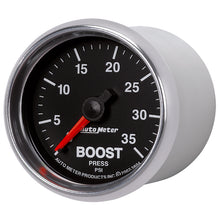 Load image into Gallery viewer, AutoMeter 3804 GAUGE, BOOST, 2 1/16", 35PSI, MECHANICAL, GS