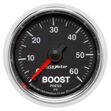 Load image into Gallery viewer, AutoMeter 3805 GAUGE, BOOST, 2 1/16", 60PSI, MECHANICAL, GS